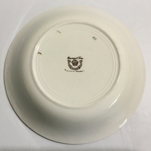 2 Vintage/Antique Alfred Meakin Ironstone Bengal Tree soup bowls - Picture 2 of 5